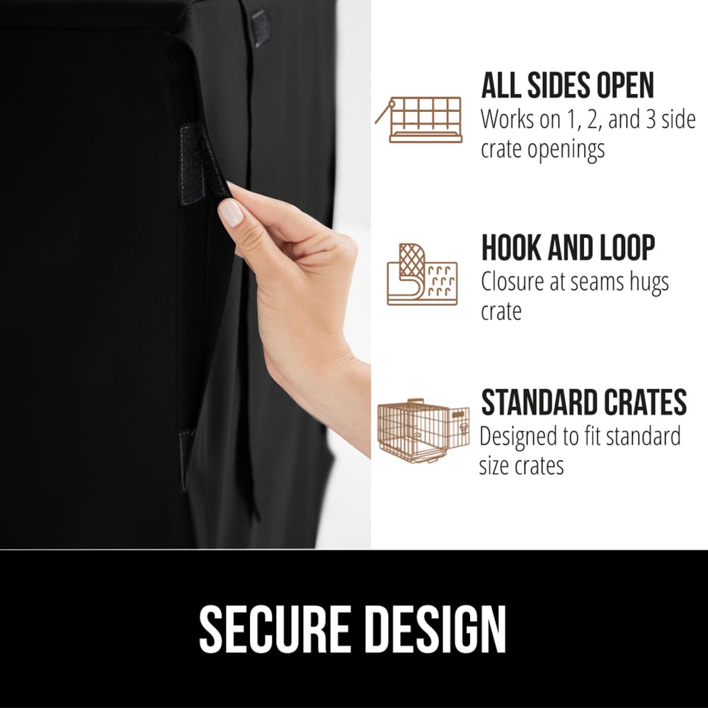 GORILLA GRIP funda jaula perro: esquinas inferiores con gancho para sujeción adicional.