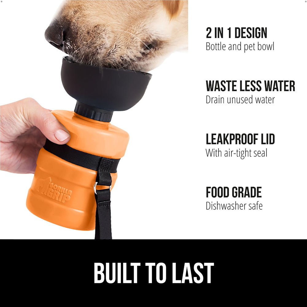 GORILLA GRIP dispensador portátil para mascotas ideal para viajes y caminatas