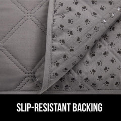 GORILLA GRIP reverso antideslizante con puntos de silicona mantiene la manta en su lugar.