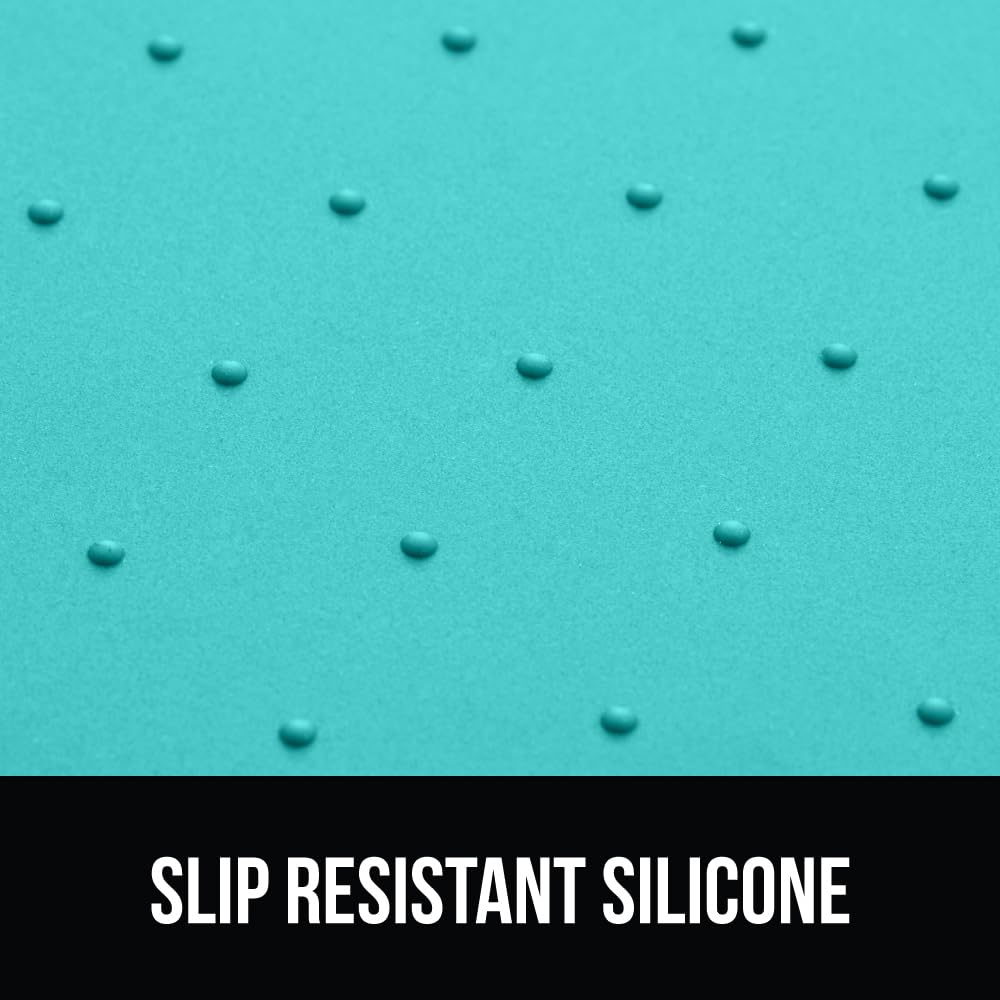 GORILLA GRIP silicona sin BPA segura para alimentos y fácil limpieza.