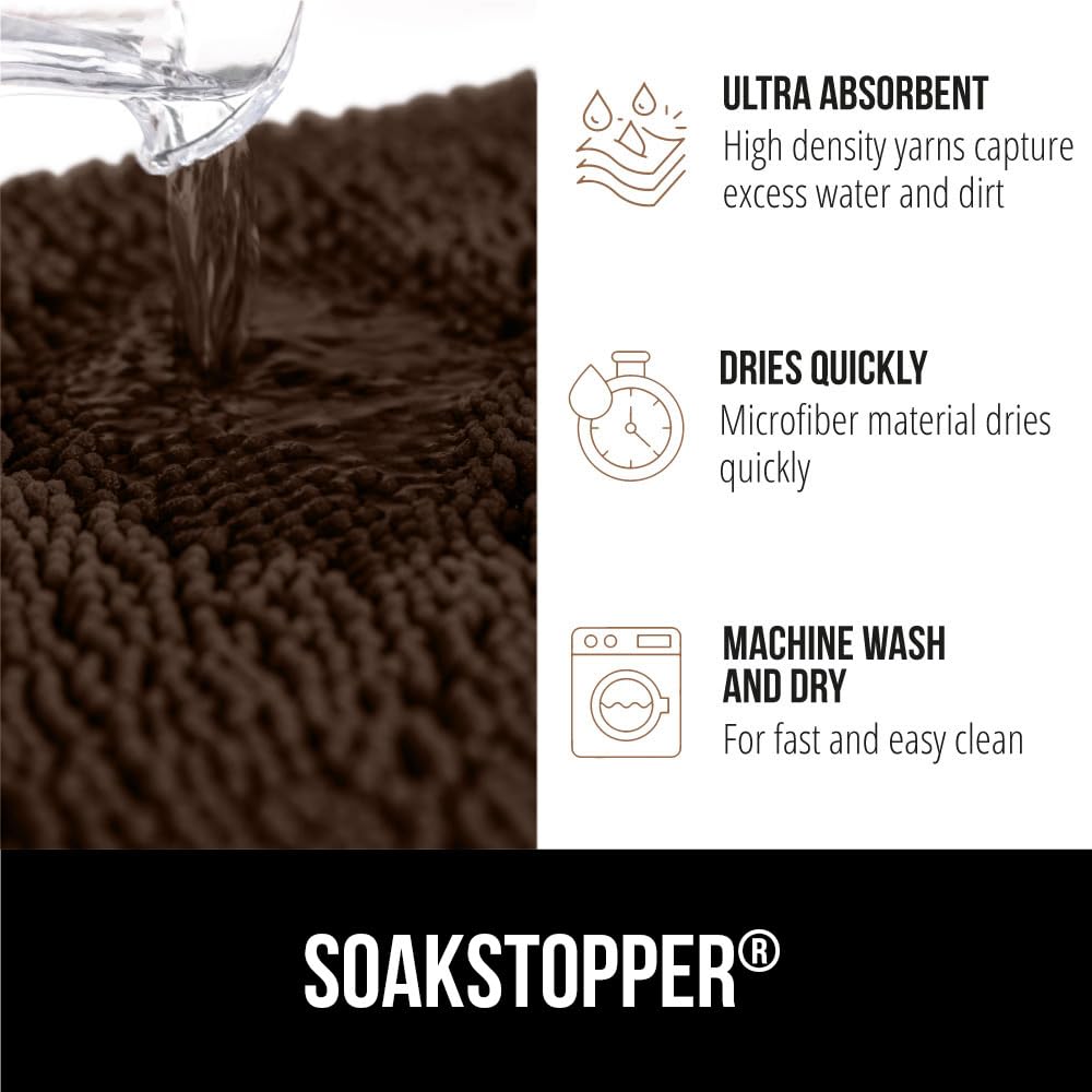Gorilla Grip SoakStopper: base antideslizante para mayor estabilidad.