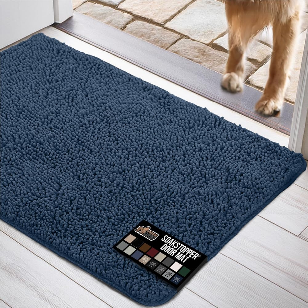Gorilla Grip SOAKSTOPPER muestra capa superior absorbente para suelos más limpios.
