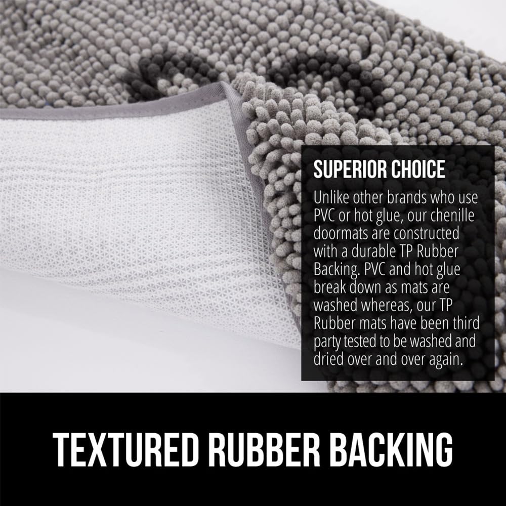 GORILLA GRIP SoakStopper: captura suciedad de botas rápidamente.