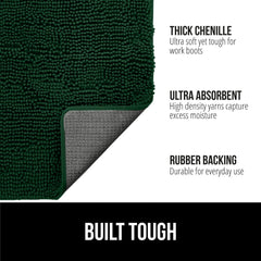 GORILLA GRIP SOAKSTOPPER chenille densa tacto suave al pisar
