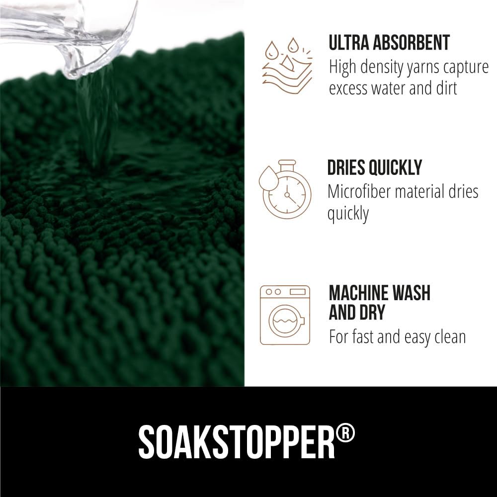 GORILLA GRIP SOAKSTOPPER lavado a máquina facilita mantenimiento