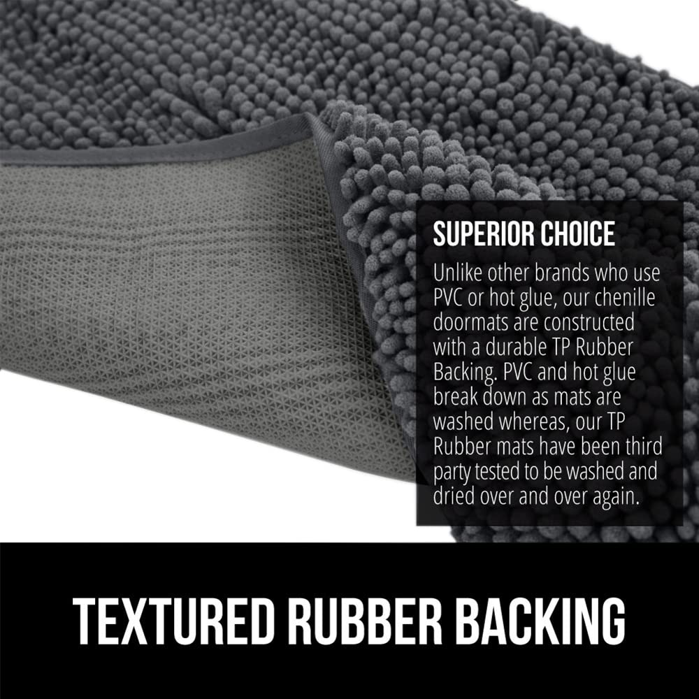 GORILLA GRIP SoakStopper microfibra lavable a máquina y resistente a decoloración.
