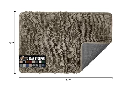 GORILLA GRIP SOAKSTOPPER: patas de perro mojadas capturadas para reducir suciedad interior
