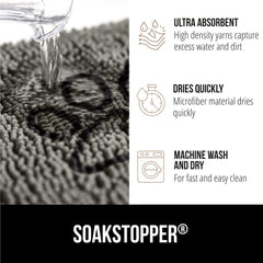 GORILLA GRIP SOAKSTOPPER: microfibra de secado rápido para uso diario.