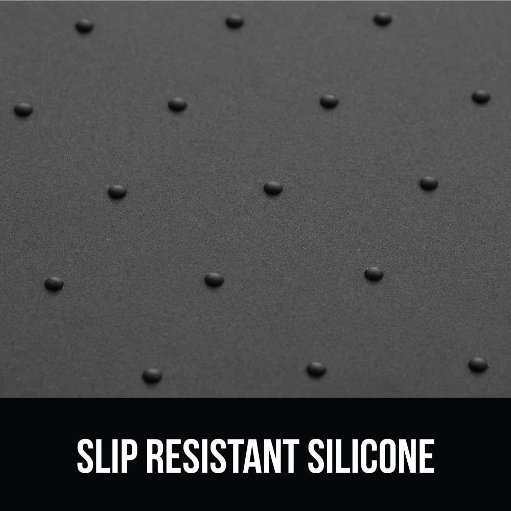 Gorilla Grip superficie antideslizante mantiene cuencos en su lugar.