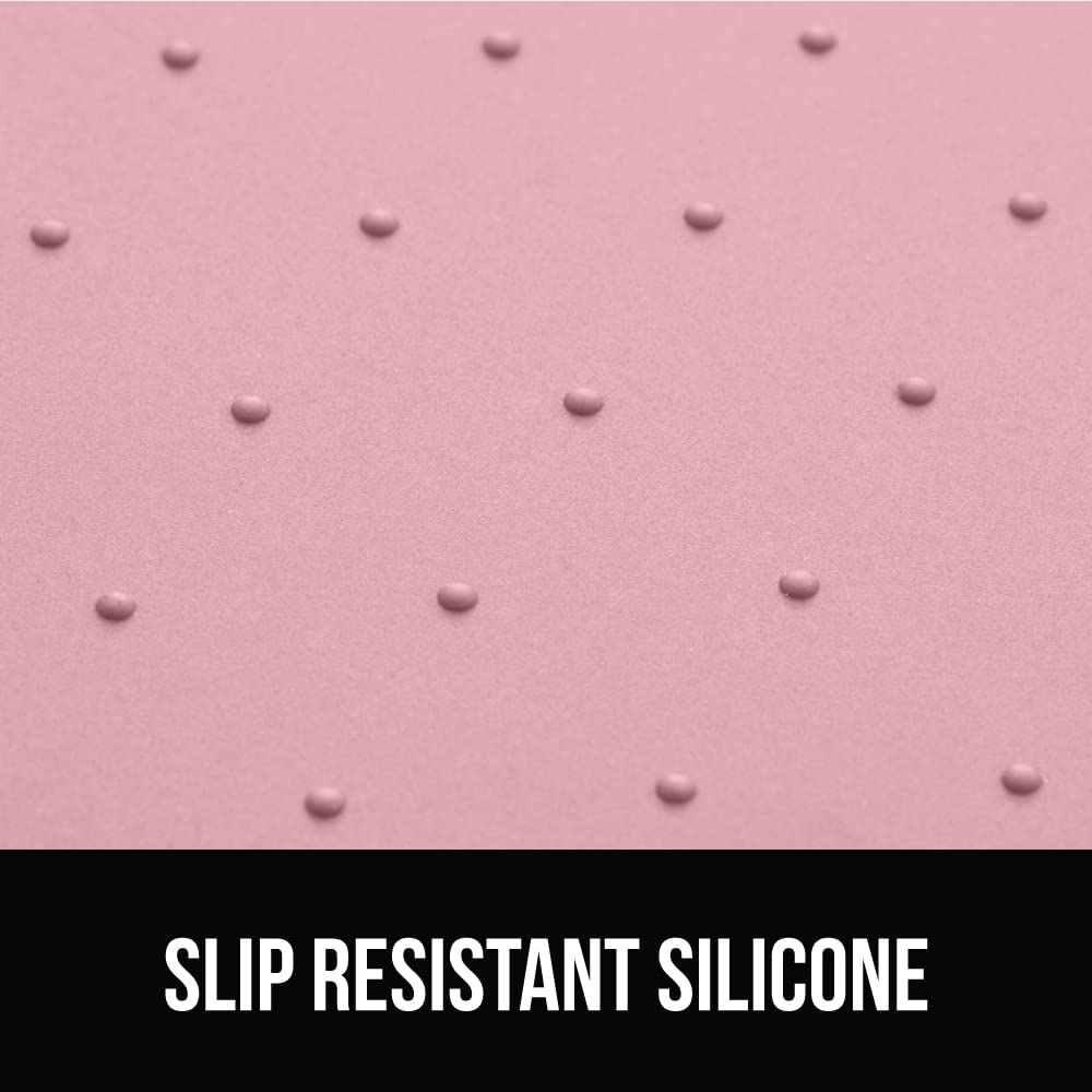 Superficie antideslizante Gorilla Grip mantiene los tazones en su sitio