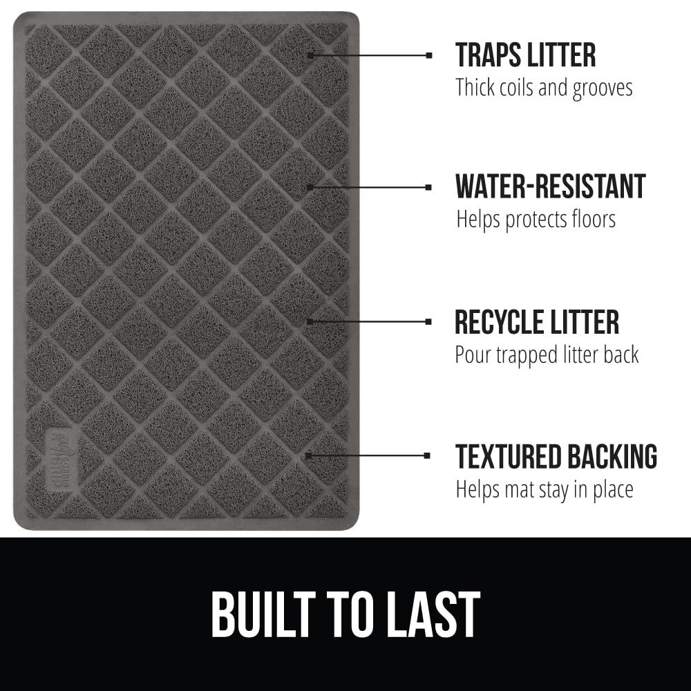 GORILLA GRIP, tapete para caja de arena, evita salpicaduras y desorden.