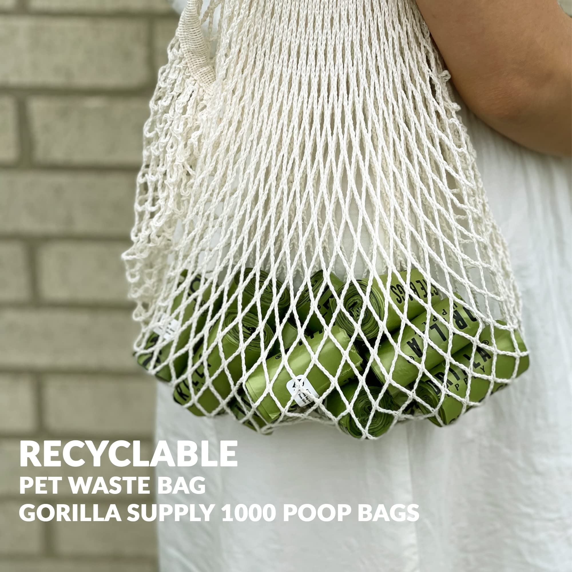 GORILLA SUPPLY color verde para localizar fácilmente en paseos.