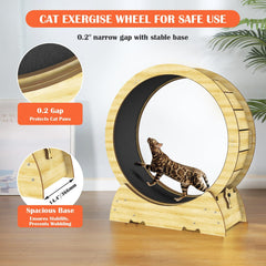 Detalle de madera maciza de Gornoxblif, estabilidad para gatos activos.
