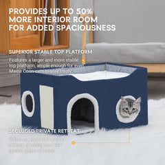 Gosipeya cama para gato con cobertura favorece siestas cálidas