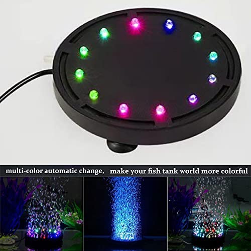 Gouccpu disco de burbujas con 12 colores mejora la visualización nocturna.