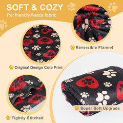 Gowyeg Manta para Perros Grandes 60x50 Pulgadas – Diseño Doble Cara con Patas