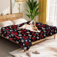 Gowyeg Manta para Perros Grandes 60x50 Pulgadas – Diseño Doble Cara con Patas