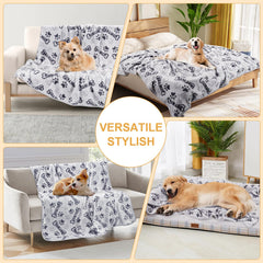 Manta Gowyeg para perro grande, con patitas en reverso para protección del mueble.