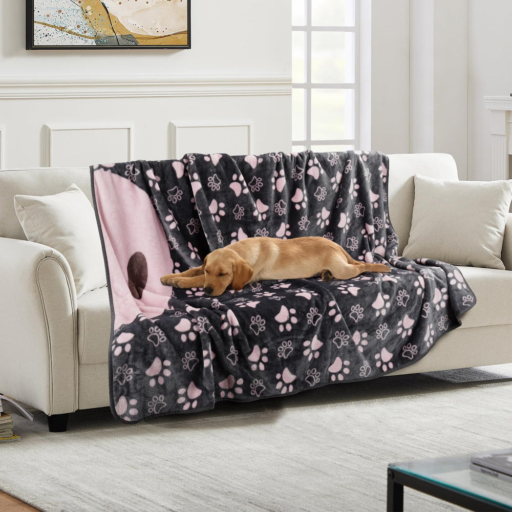 Gowyeg manta para perros grandes, doble cara, cómodo y cálido.