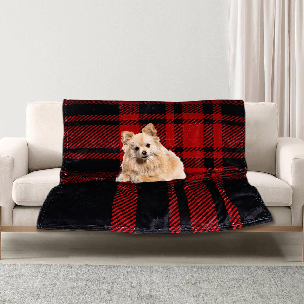 Gowyeg Manta Premium para Mascotas: huellas, tacto suave.