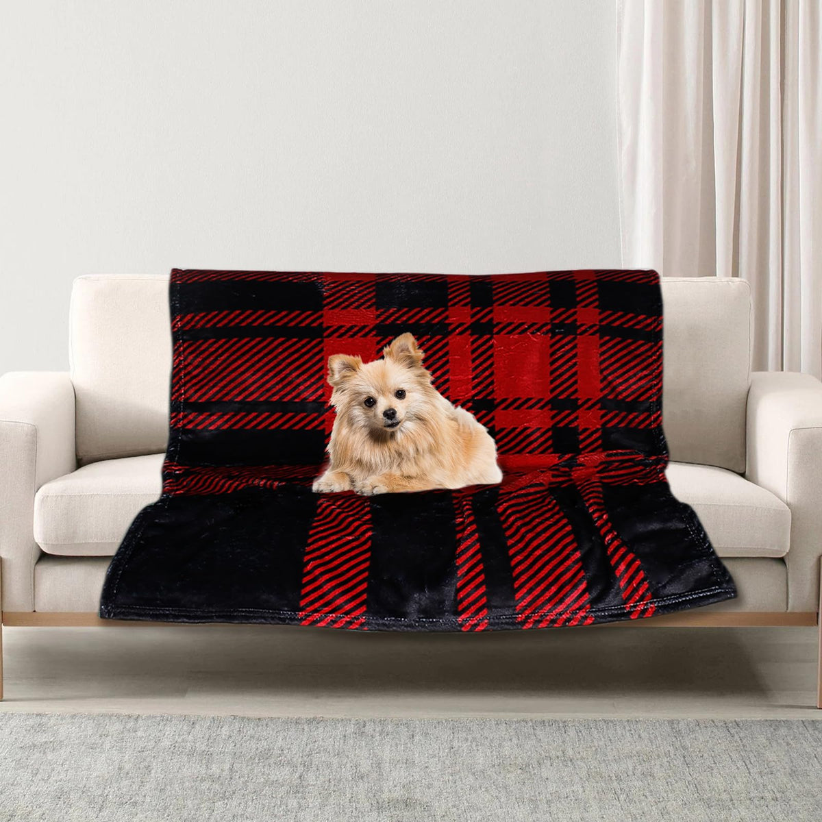 Gowyeg Manta Premium para Mascotas: huellas, tacto suave.