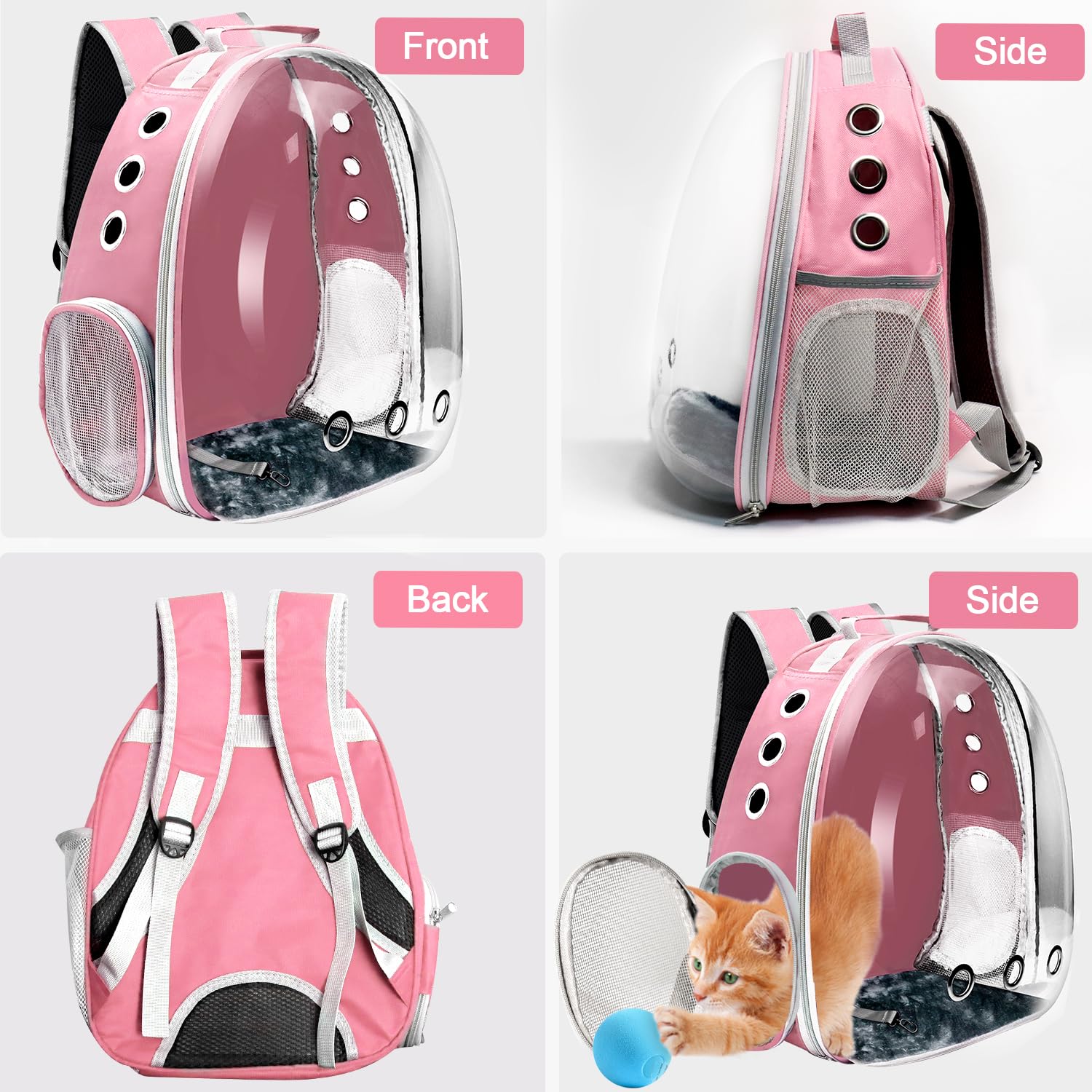 Goxeon mochila gato suelo acolchado: comodidad en cada viaje.