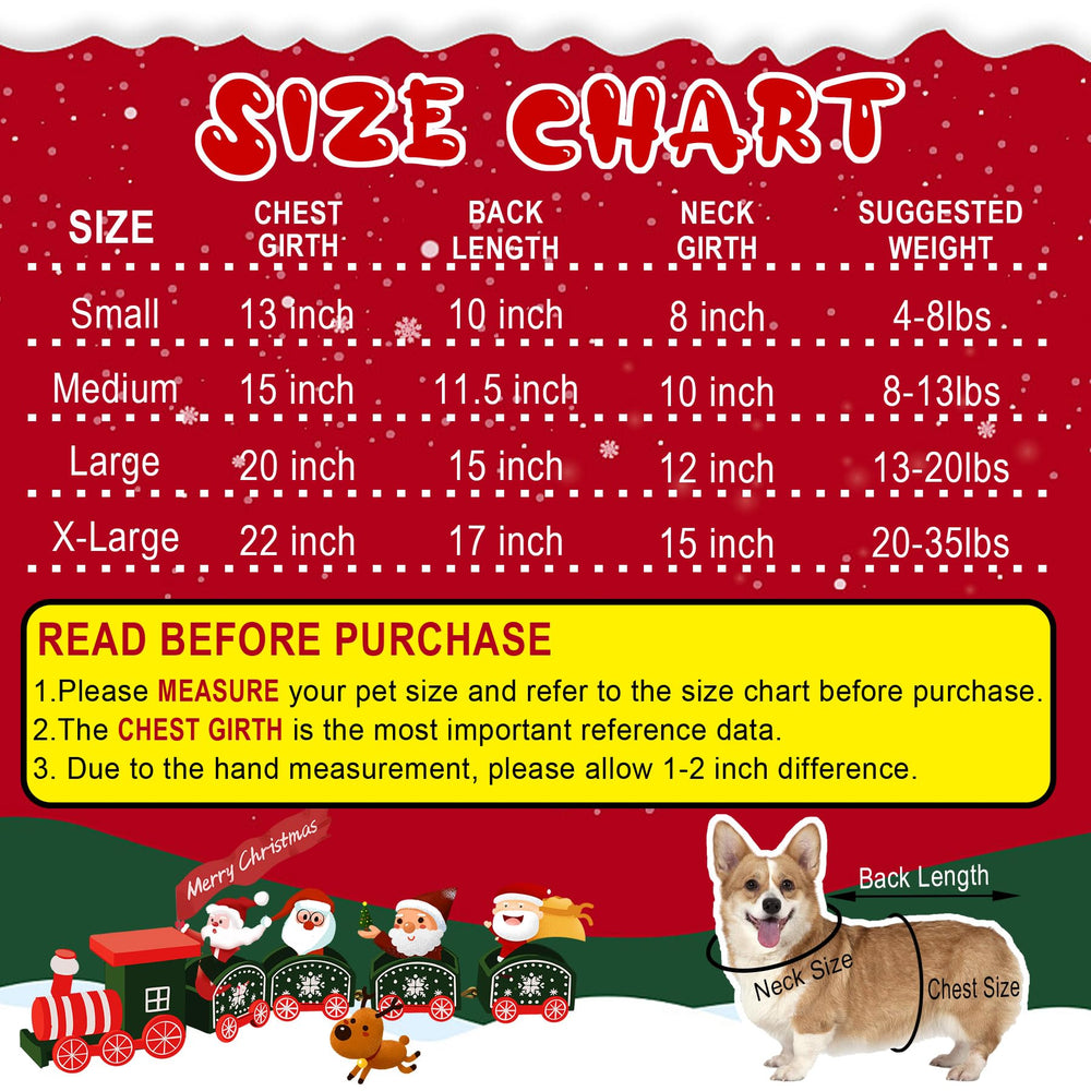 GOYOSWA disfraz de Santa para perros, perfecto para fotos navideñas.