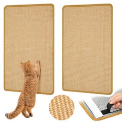 Graciadeco alfombra rascador sisal para gatos, tamaño grande, protege muebles.