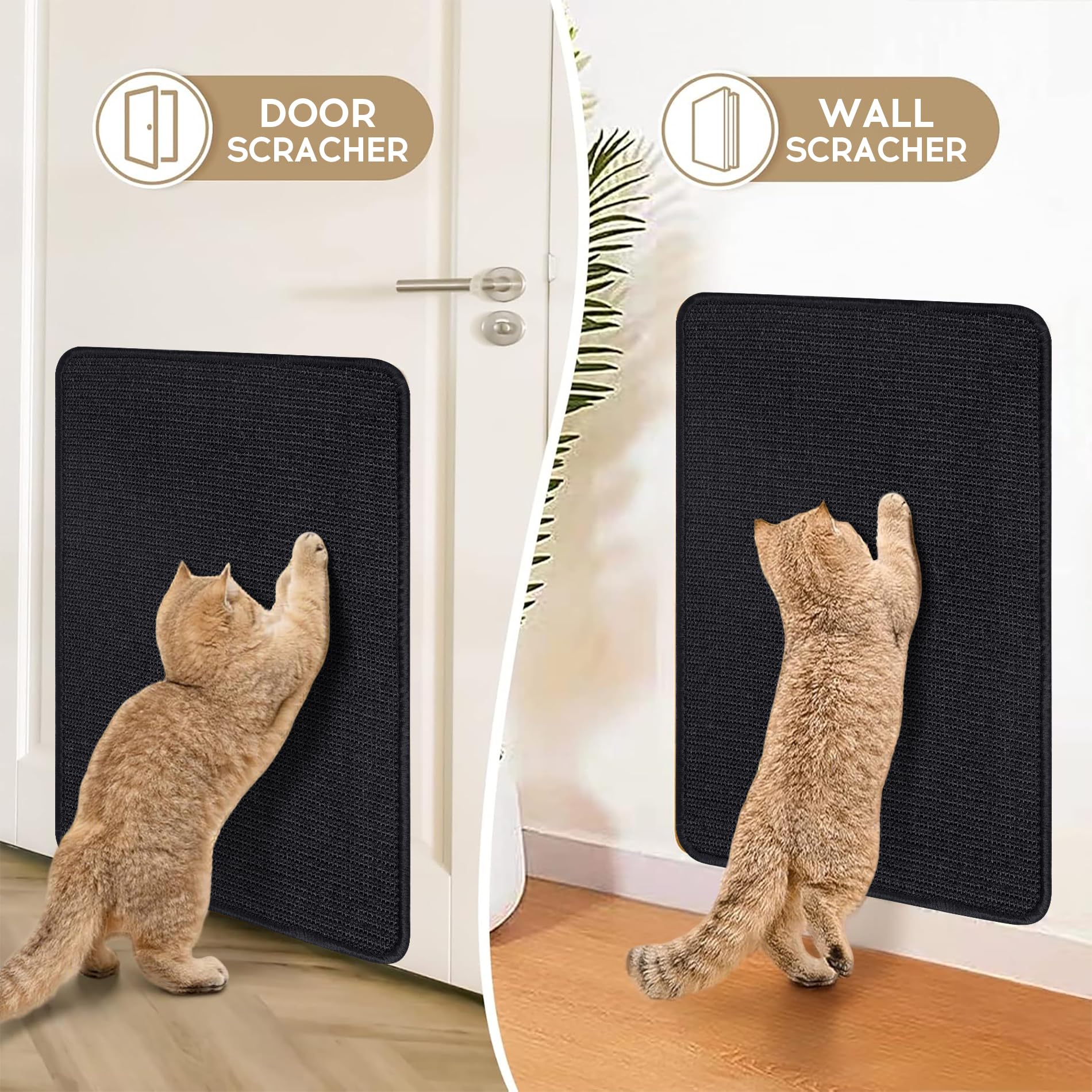 Graciadeco rascador de sisal, material natural y duradero para interiores