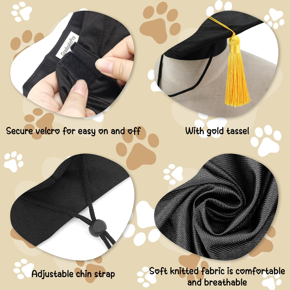 GraduatePro ajuste de correa de barbilla ajustable para mayor comodidad.
