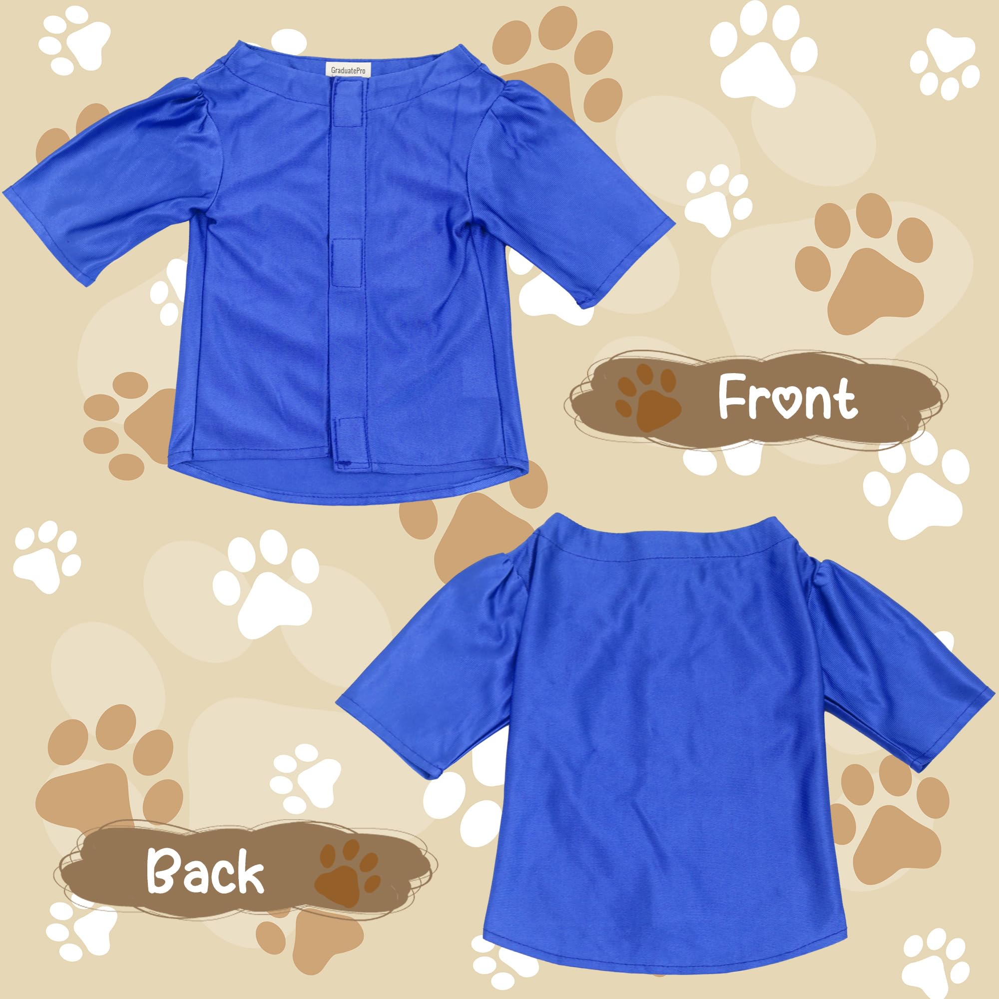 GraduatePro: gorra de graduación para perros con cierre ajustable.