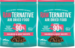 Grandma Mae's RawTernative: alimento para perros con salmón, alto en proteína.