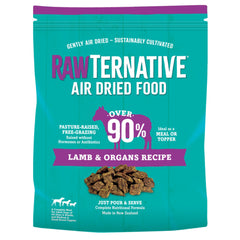 Grandma Mae's RawTernative: cordero real en formato seco para perros.
