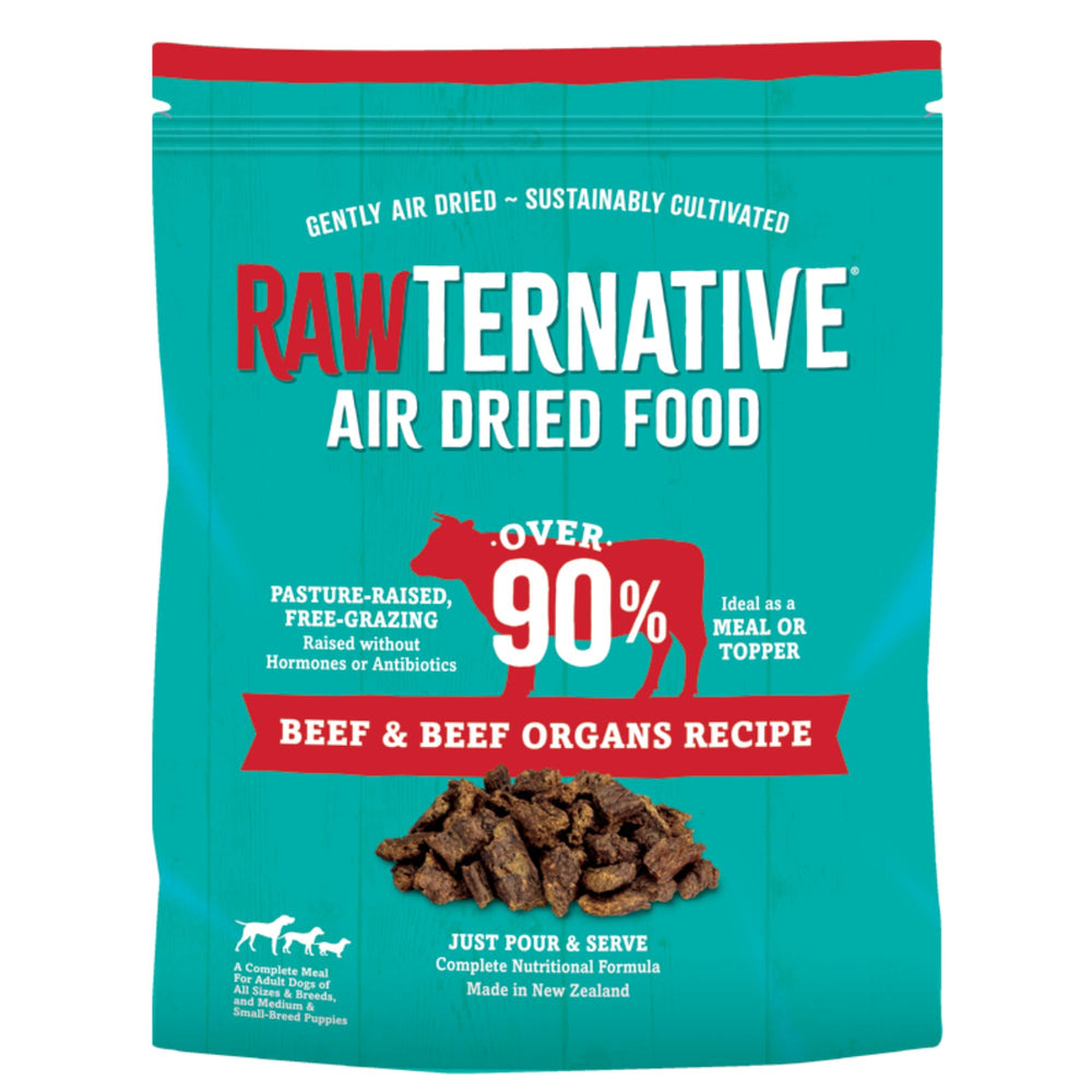 Grandma Mae's RawTernative: trozos de res y órganos para una comida completa