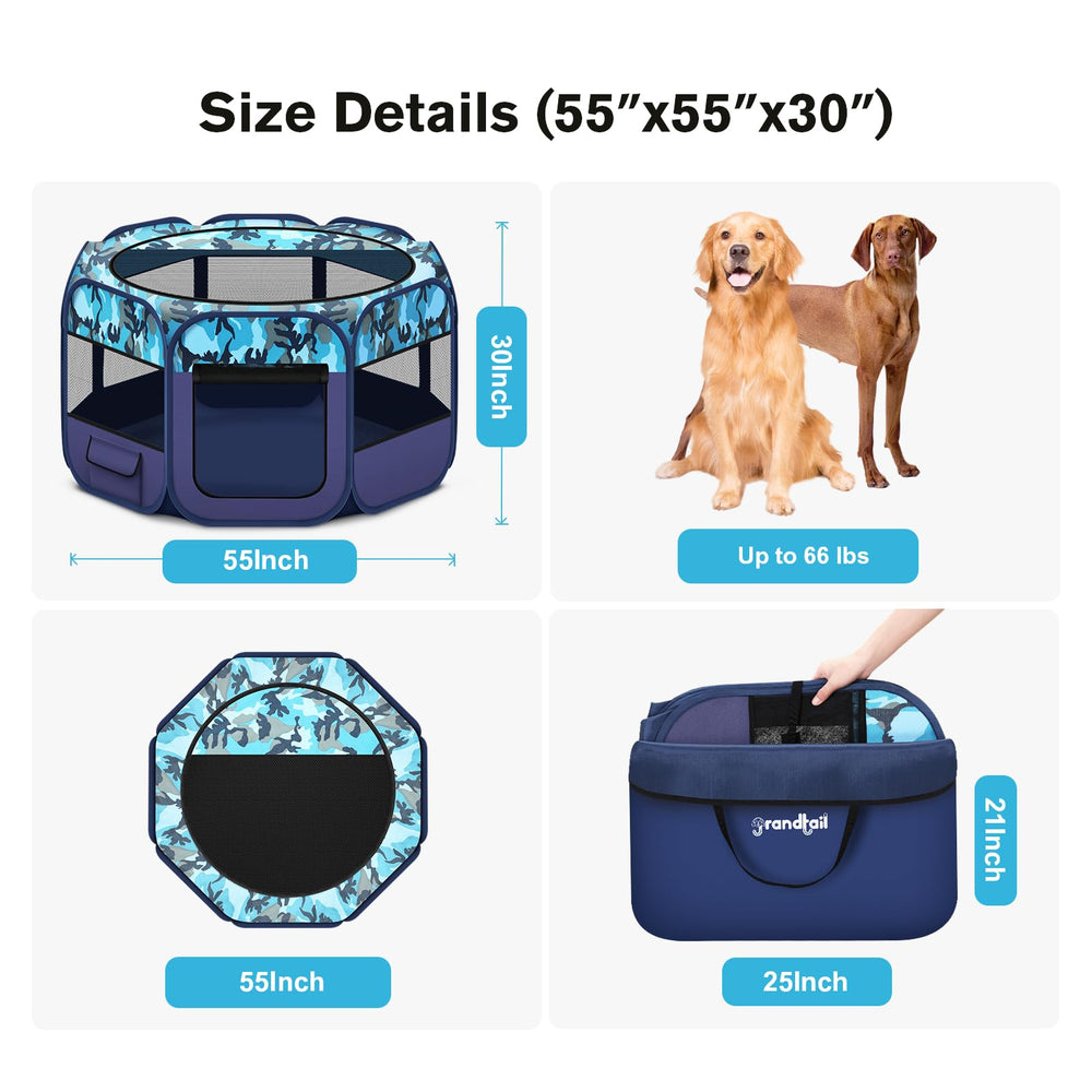 Grandtail cuenco plegable para mascotas 16oz, práctico para viajes