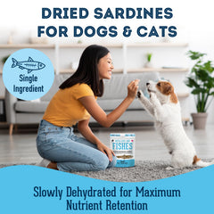 Granville Island Pet Treatery sardinas para gatos con textura manejable para meriendas
