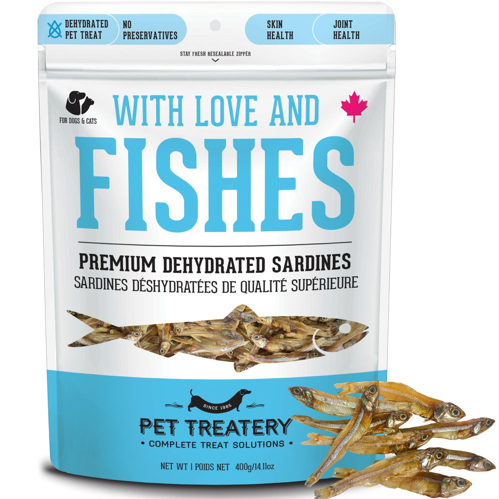 Granville Island Pet Treatery sardinas crujientes para perros, ideal para entrenamiento