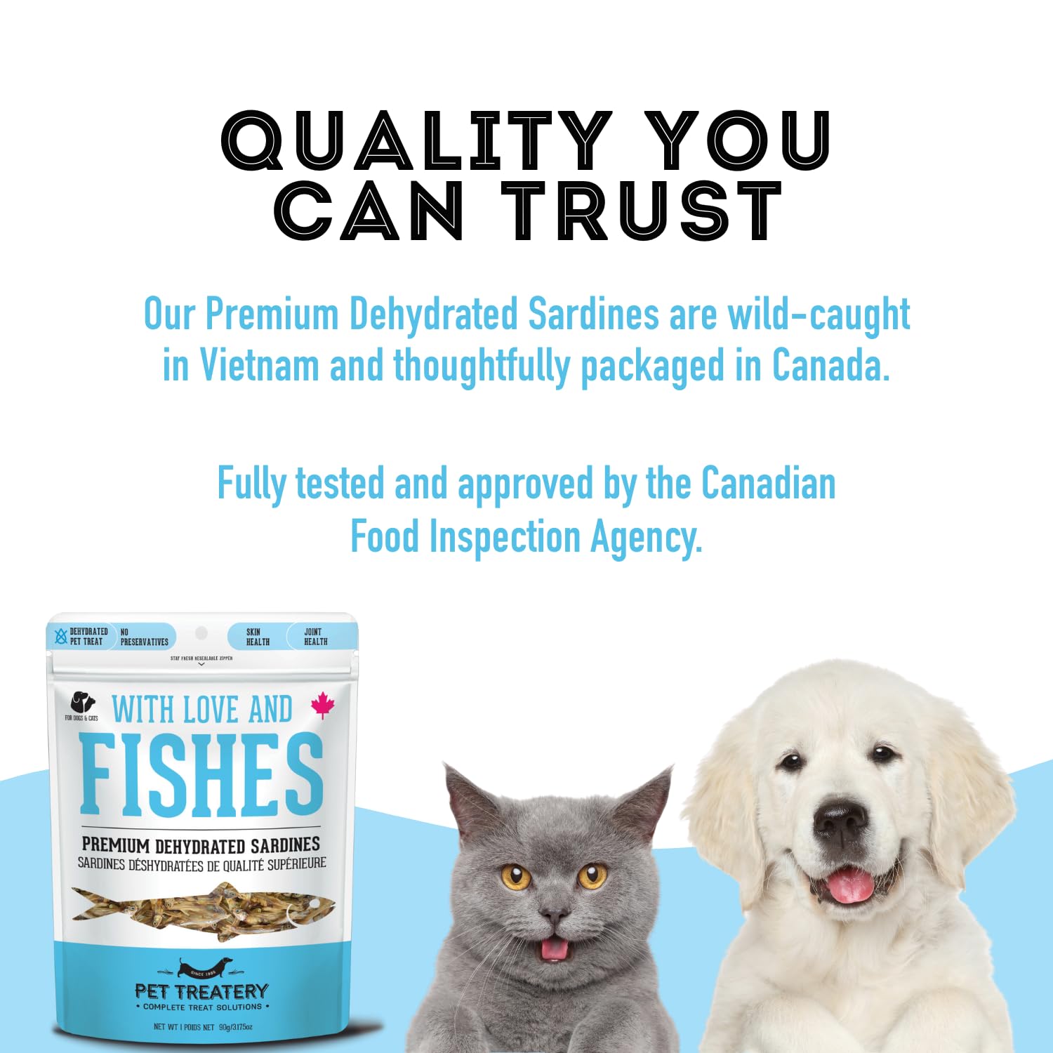 Granville Island Pet Treatery Sardinas, uso diario suave y salud general