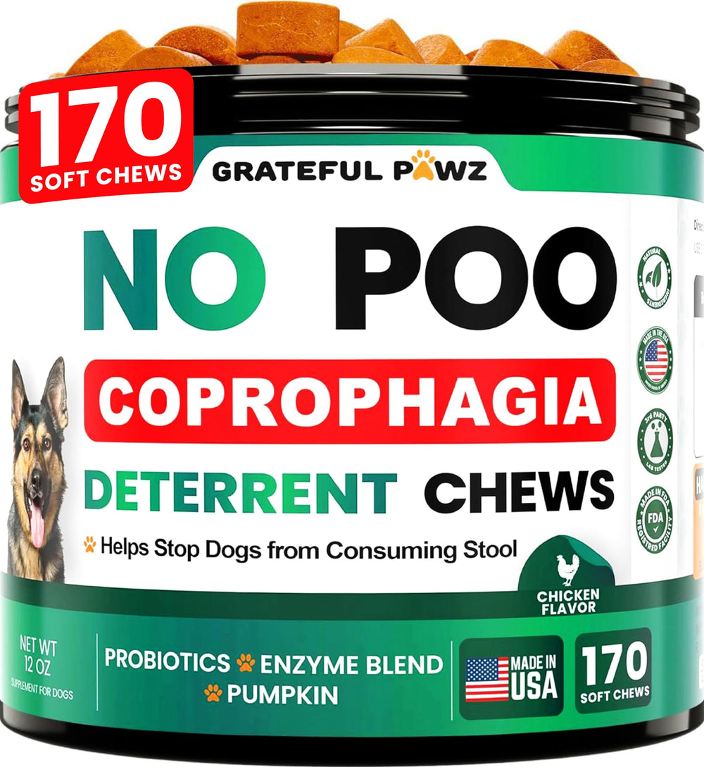 Grateful Pawz: bocadillos para perros, apoyo digestivo suave.