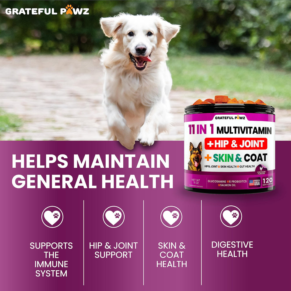 Grateful Pawz salud digestiva con probióticos para una mejor digestión