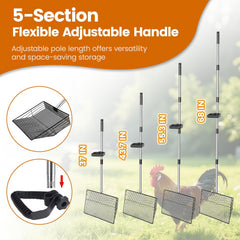 great dachong cazo extensible de 53 pulgadas para corrales grandes