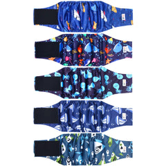 Grecle bandas de barriga macho con patrones variados para entrenamiento y control de fugas.