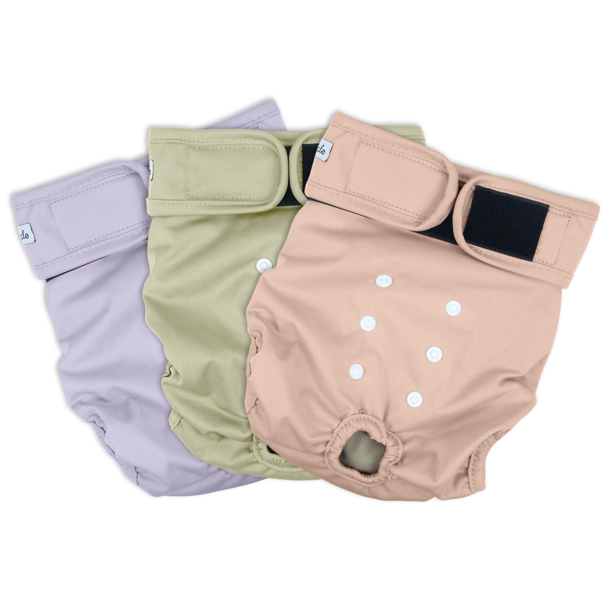 Grecle interior absorbente integrado mejora absorción y mantiene la piel seca.