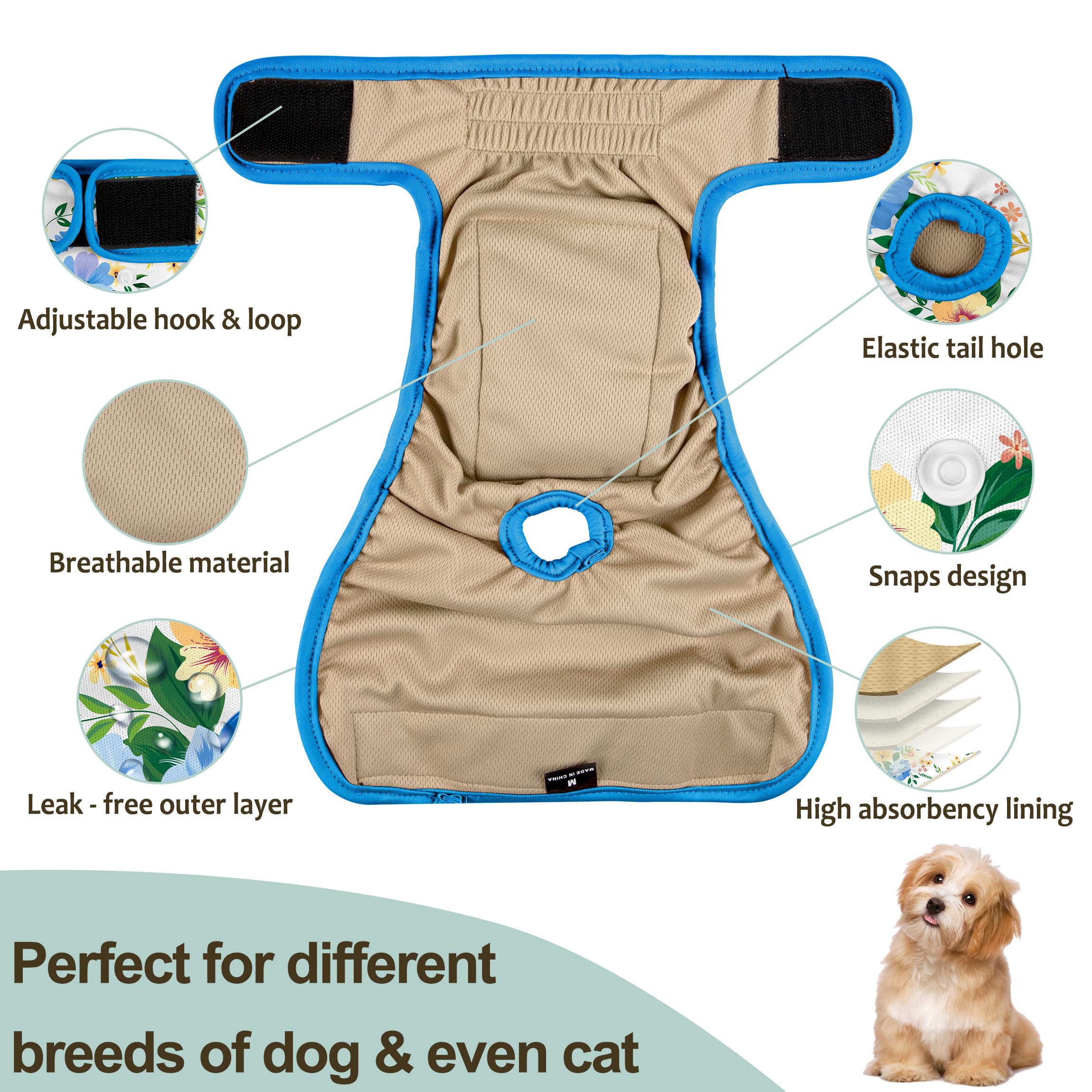 Pañales Grecle con capa exterior impermeable para evitar fugas.