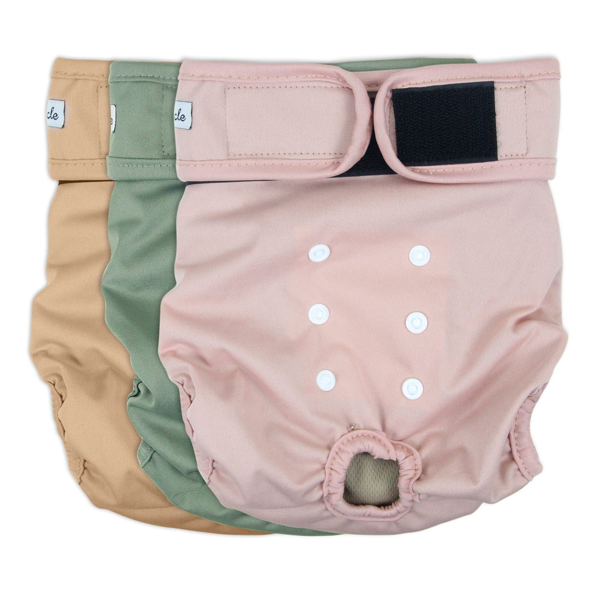 Grecle pañales para perras femeninas rosa XL, ajuste cómodo y reutilizable para uso diario