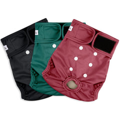 Pañales Grecle reutilizables con absorción alta para evitar fugas.