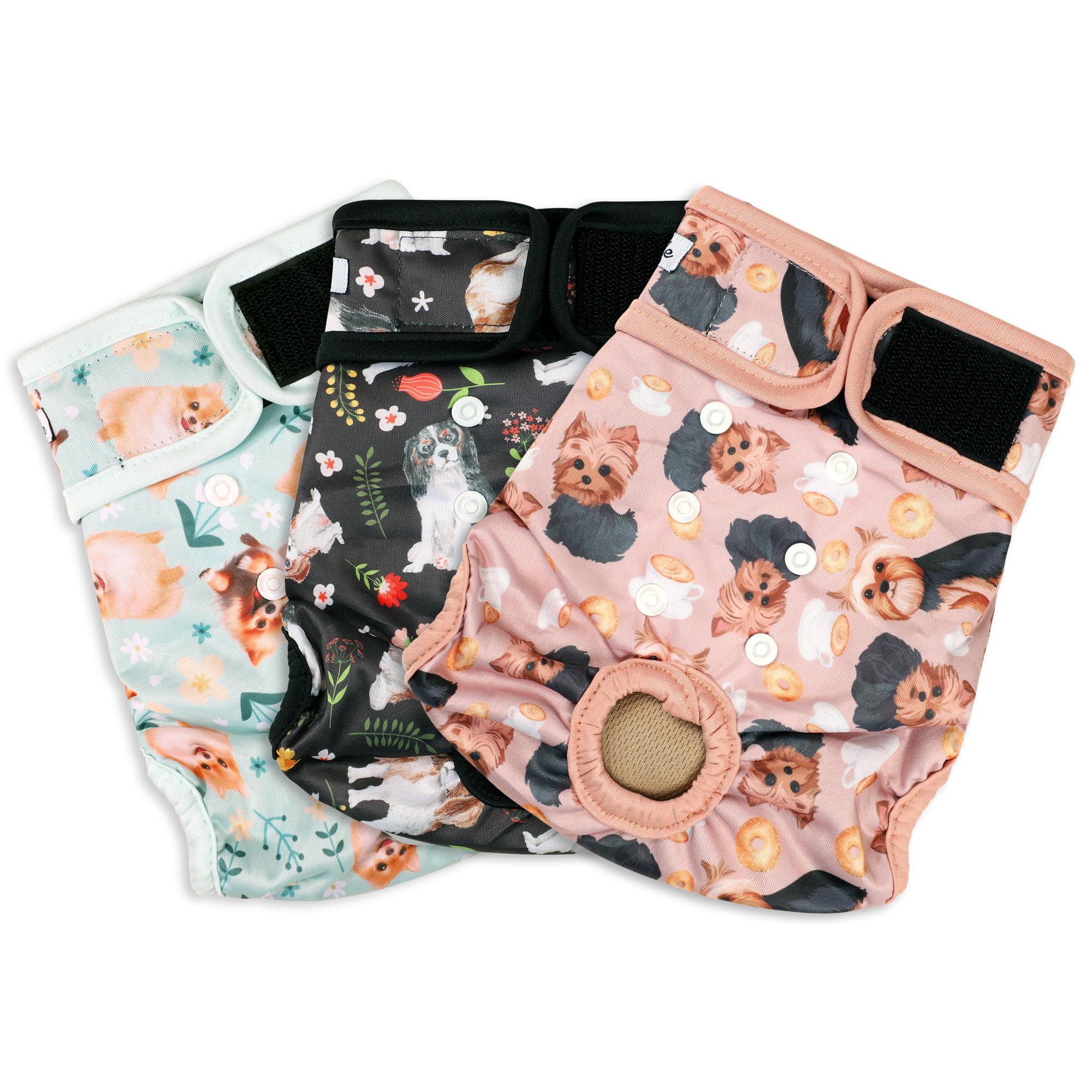 Pañales Grecle para perras femeninas, alta absorción para prevenir escapes.