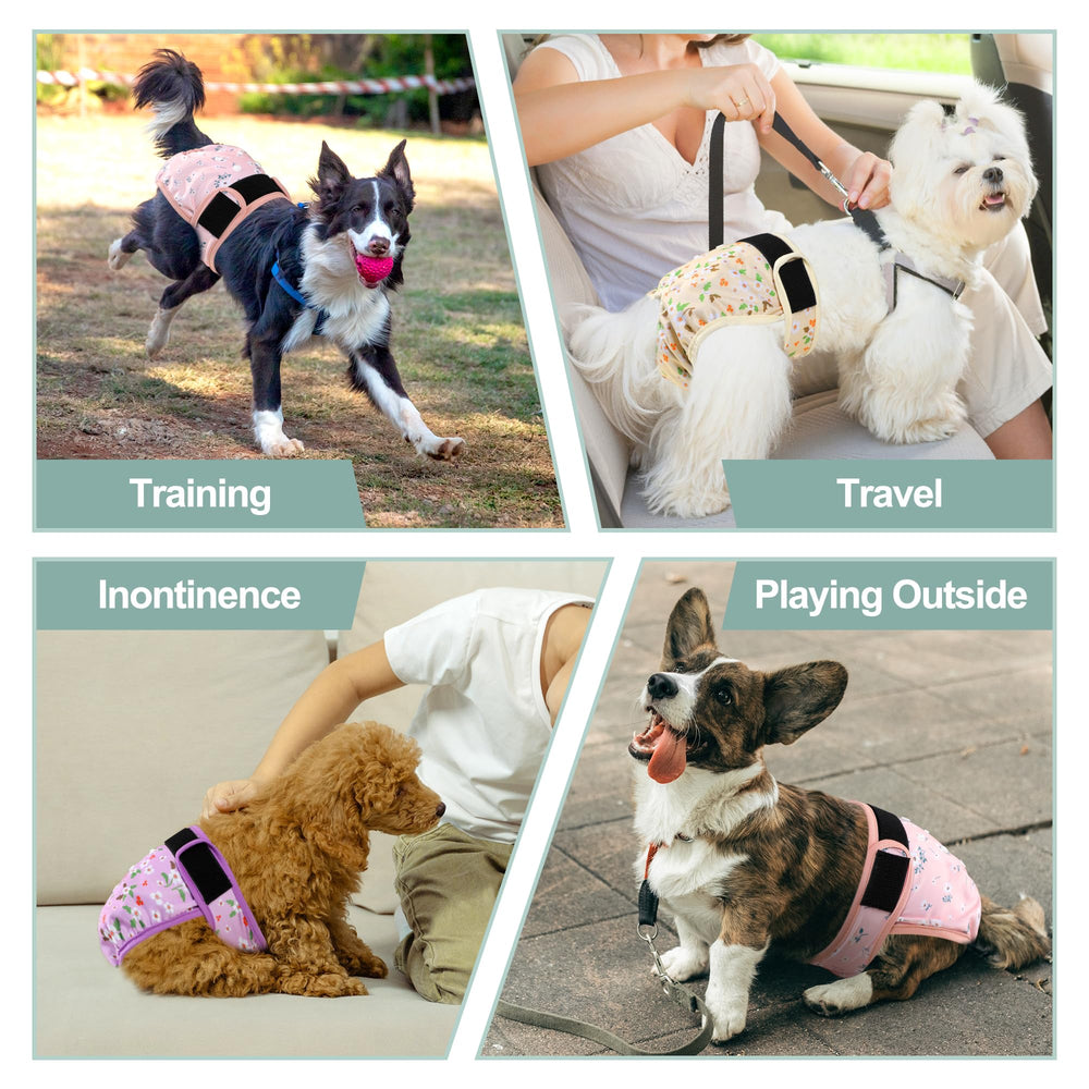 Pañales Grecle reutilizables para celo, enfoque en ajuste cómodo para uso diario.
