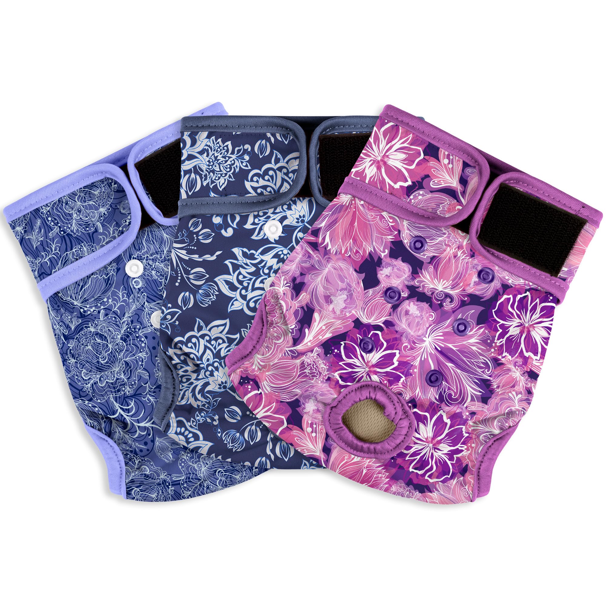 Grecle pañales para perro reutilizables con absorción, ideal para uso nocturno.