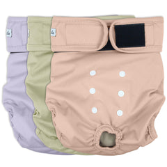 Grecle pañales reutilizables para perra en calor, ajuste cómodo y discreto.
